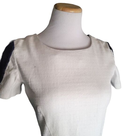 Boden Blue White Textured Pippa Tunic Dress Size 6P Style WH988 - Picture 5 of 14